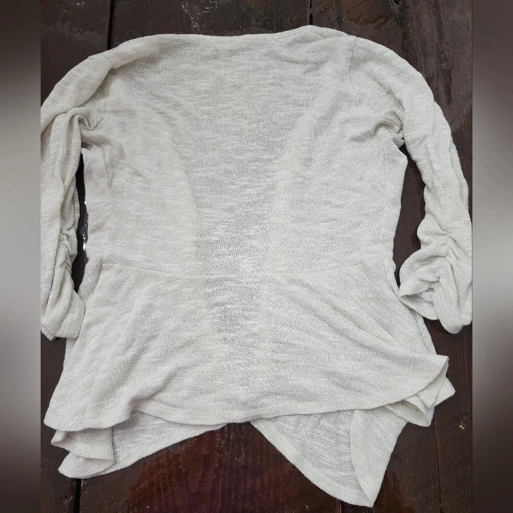 #056 Candies Small Open cream & gold Cardigan - Picture 8 of 12